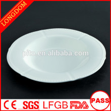 2015 New Design unique shape ceramic/porcelain soup plate